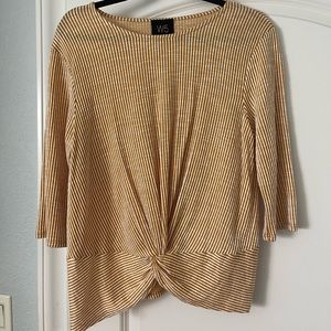 Yellow stripe shirt, worn 2x. Size medium.